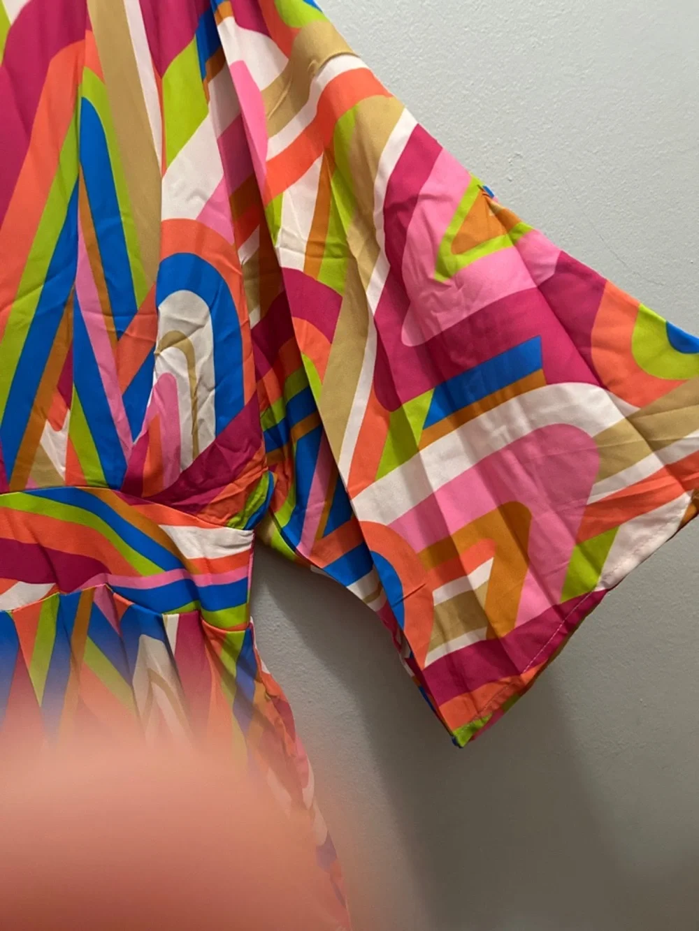 FLYING TOMATO Vibrant Multi-Color Wide-Leg Jumpsuit - Picture 6 of 7